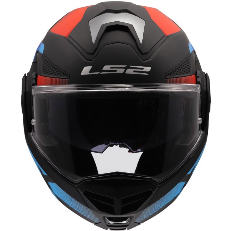 Casque de moto modulable LS2 FF901 Advant X Nova noir mat-rouge-bleu