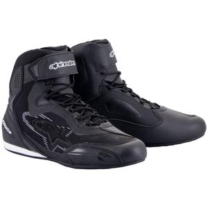 Bottes de moto Alpinestars Faster-3 Rideknit noires et grises
