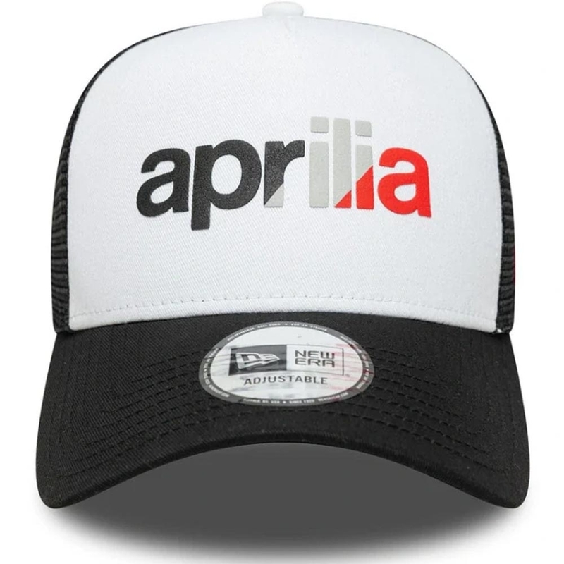 Casquette Aprilia 9forty Be A Racer avec logo noir et blanc