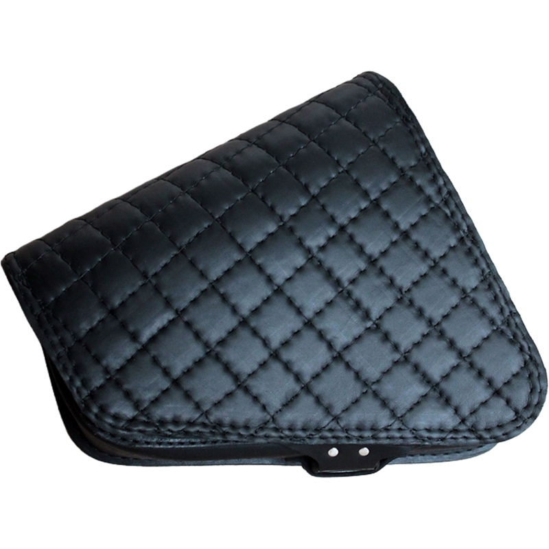 Sacoche de moto en cuir RSA S571 noire