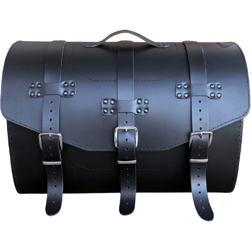 Étui de moto en cuir avec serrure RSA K451 noir