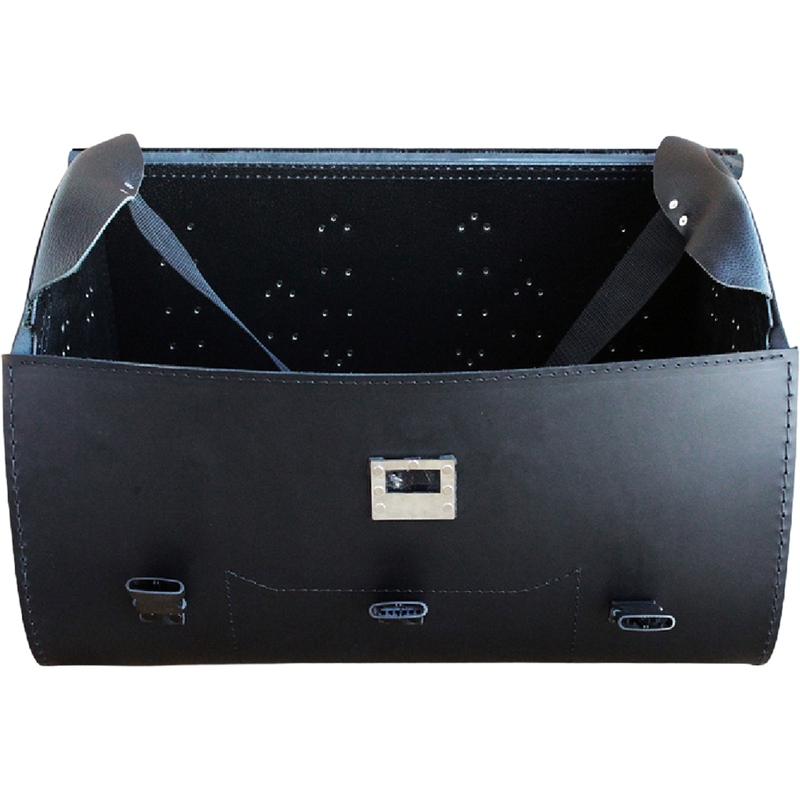 Étui de moto en cuir avec serrure RSA K451 noir