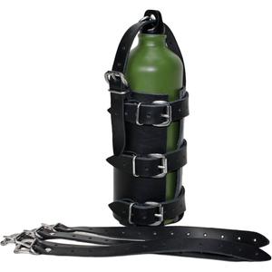 Porte-bouteille en cuir RSA N14 noir