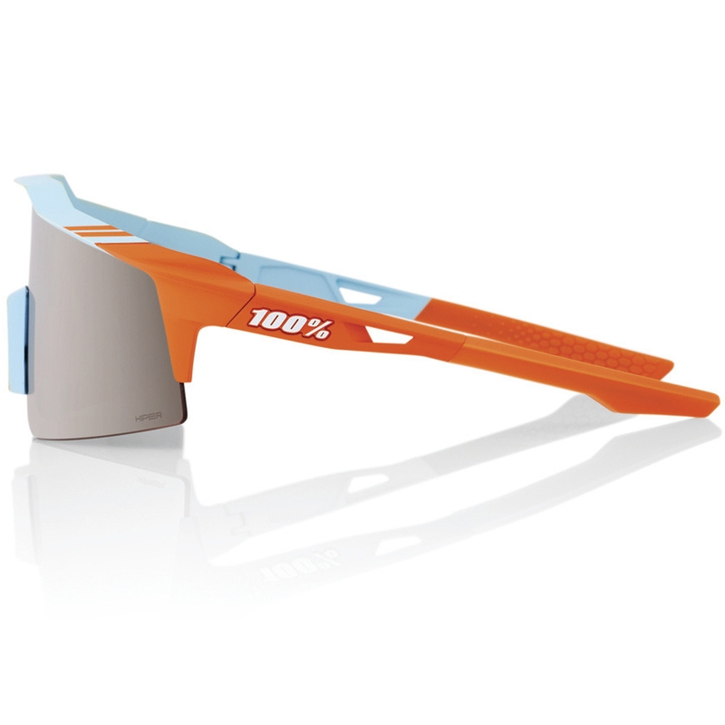 Lunettes de soleil 100% SPEEDCRAFT SL Soft Tact bicolores Hiper avec verres argentés