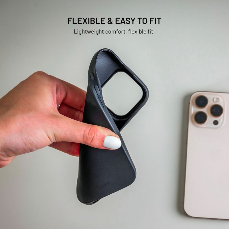 Coque arrière caoutchoutée FIXED Story pour Xiaomi Redmi Note 15 Pro 5G noire