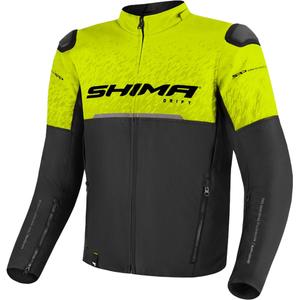 Veste moto Shima Drift noir-jaune fluo