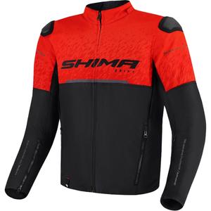 Veste moto Shima Drift noir-rouge
