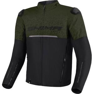 Veste moto Shima Drift kaki-noir