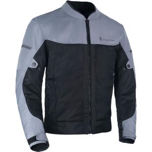 Veste de moto Oxford Spartan Air gris-noir