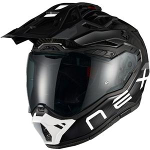 Casque de moto enduro Nexx X.Rally FIM Racing 2 Carbon noir et blanc