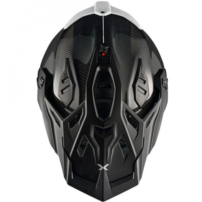 Casque de moto enduro Nexx X.Rally FIM Racing 2 Carbon noir et blanc