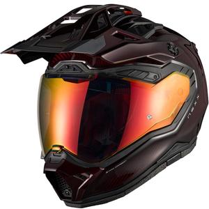 Casque de moto enduro Nexx X.Rally Namib Carbon rouge