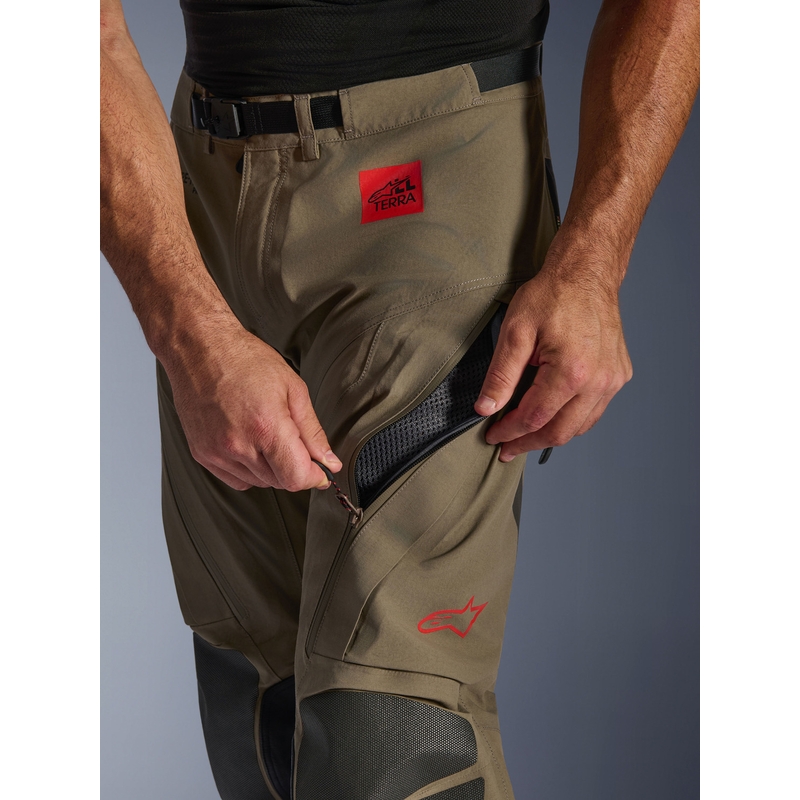 Pantalon de moto Alpinestars Nazca 3L Gore-Tex PRO marron clair-noir