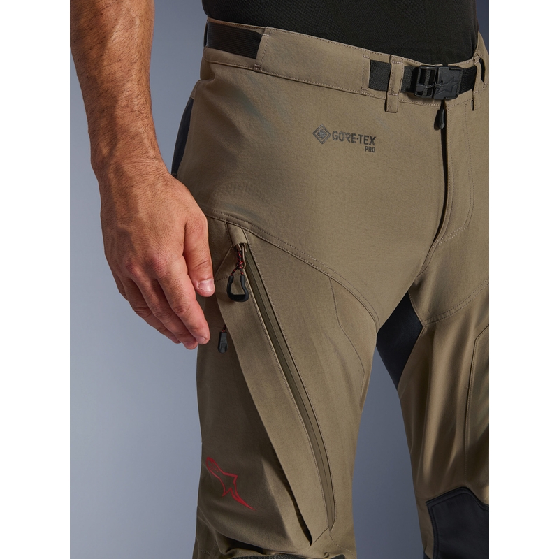Pantalon de moto Alpinestars Nazca 3L Gore-Tex PRO marron clair-noir