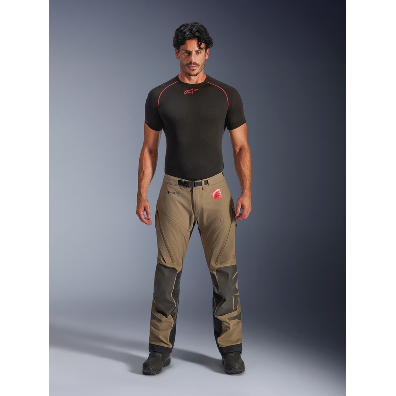 Pantalon de moto Alpinestars Nazca 3L Gore-Tex PRO marron clair-noir