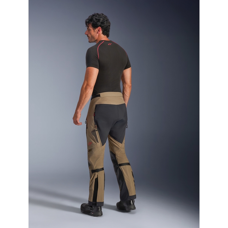 Pantalon de moto Alpinestars Nazca 3L Gore-Tex PRO marron clair-noir