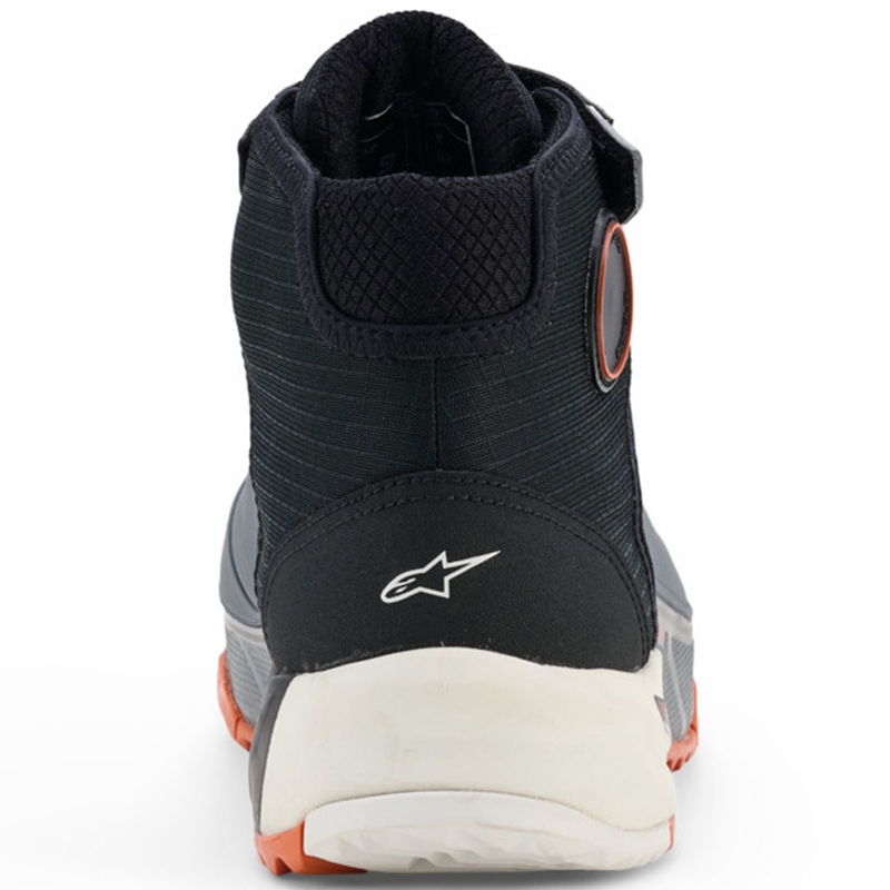 Bottes de moto Alpinestars CR-X Drystar noir-gris foncé-orange