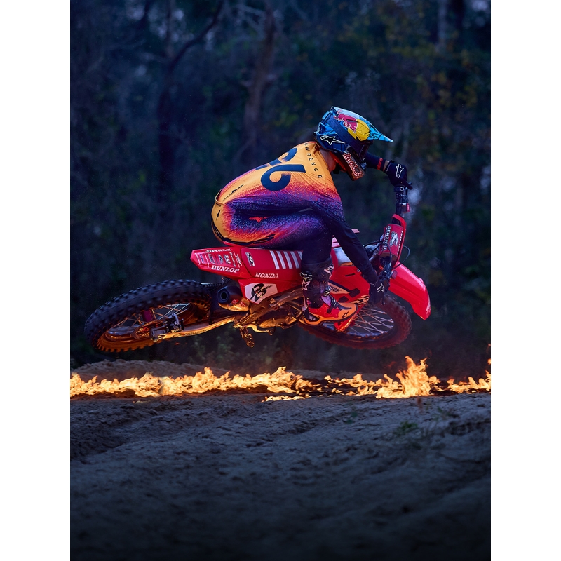 Maillot de motocross Alpinestars Supertech Black Hole édition limitée, de couleur noire
