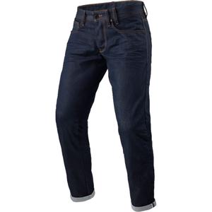 Revit Lewis Selvedge TF Jean moto court bleu foncé