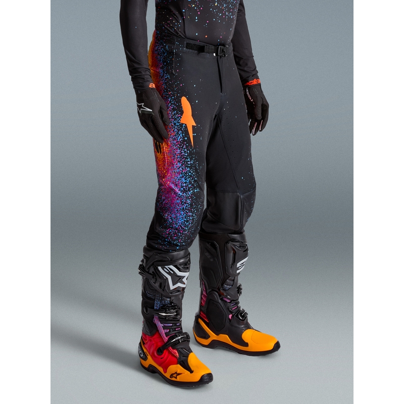Pantalon de motocross Alpinestars Supertech Limited Edition Black Hole - Noir