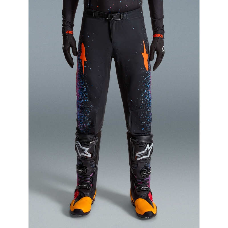 Pantalon de motocross Alpinestars Supertech Limited Edition Black Hole - Noir