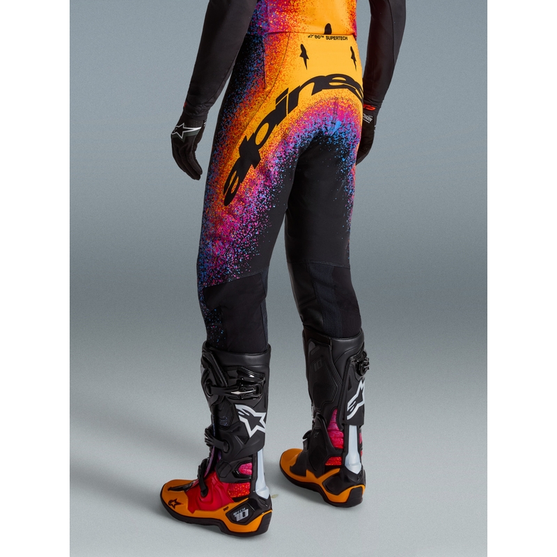 Pantalon de motocross Alpinestars Supertech Limited Edition Black Hole - Noir
