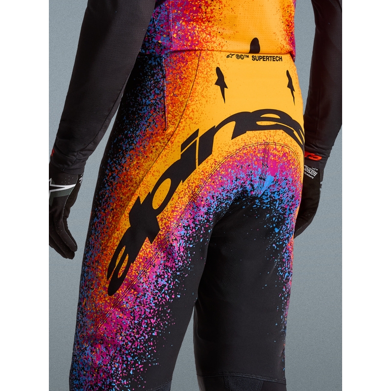 Pantalon de motocross Alpinestars Supertech Limited Edition Black Hole - Noir