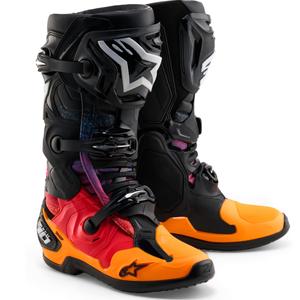 Bottes de moto Alpinestars Tech 10 Édition Limitée Black Hole, couleur noire