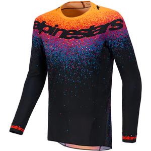 Maillot de motocross Alpinestars Supertech Black Hole édition limitée, de couleur noire