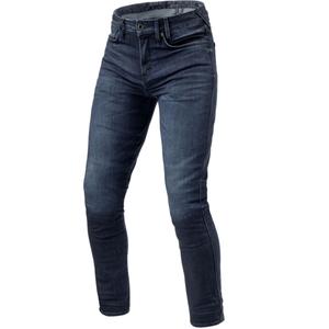 Jeans moto Revit Carlin SK bleu foncé