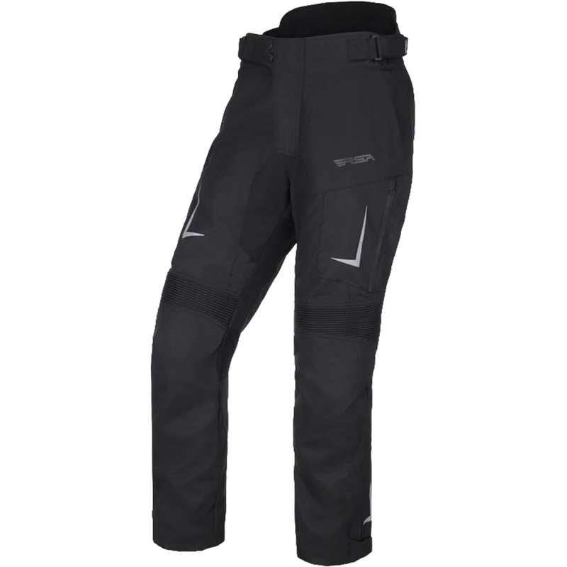 Pantalon de moto RSA Greby 2 noir et blanc pour femmes