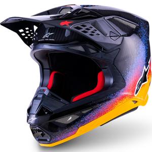 Casque de motocross Alpinestars Supertech S-M10 édition limitée Black Hole, couleur noire