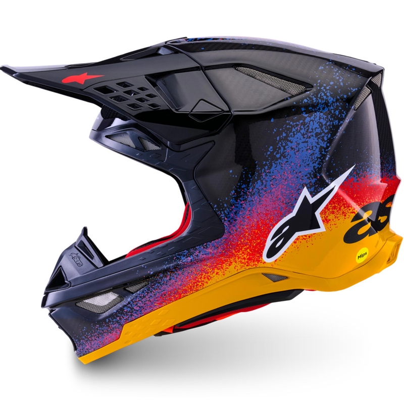 Casque de motocross Alpinestars Supertech S-M10 édition limitée Black Hole, couleur noire