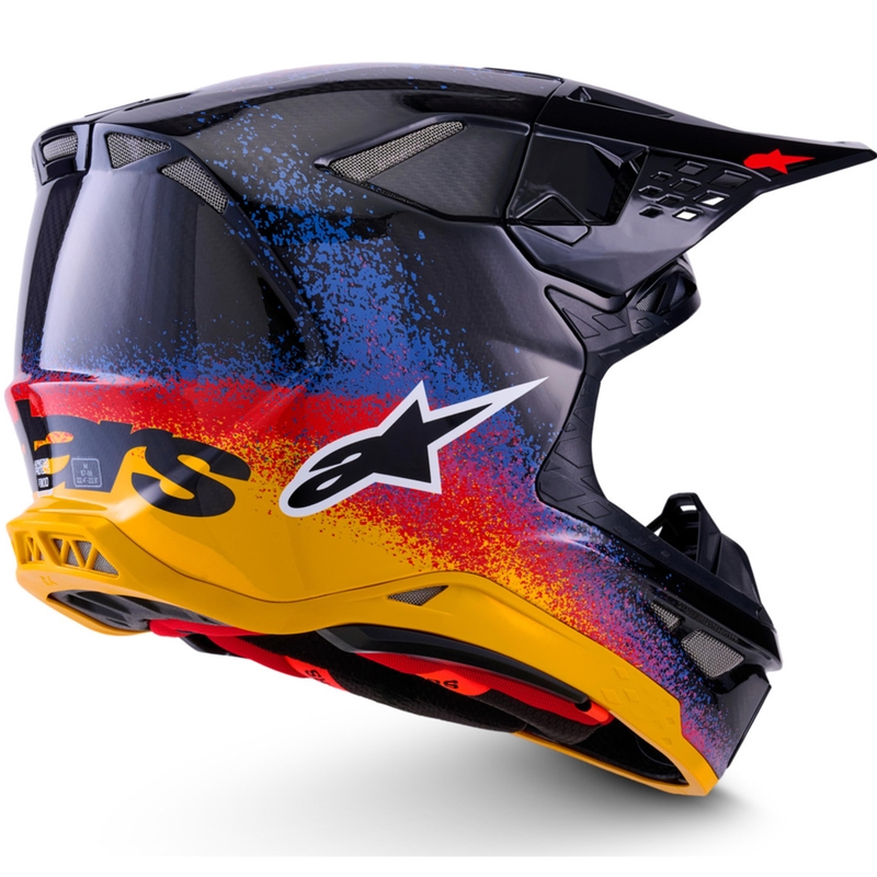 Casque de motocross Alpinestars Supertech S-M10 édition limitée Black Hole, couleur noire