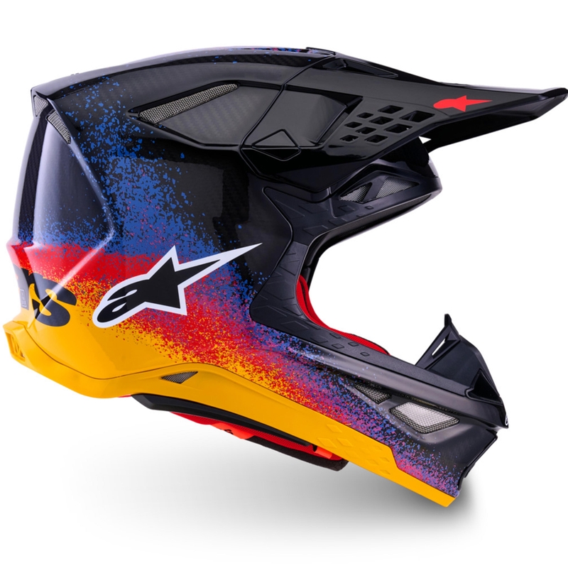 Casque de motocross Alpinestars Supertech S-M10 édition limitée Black Hole, couleur noire