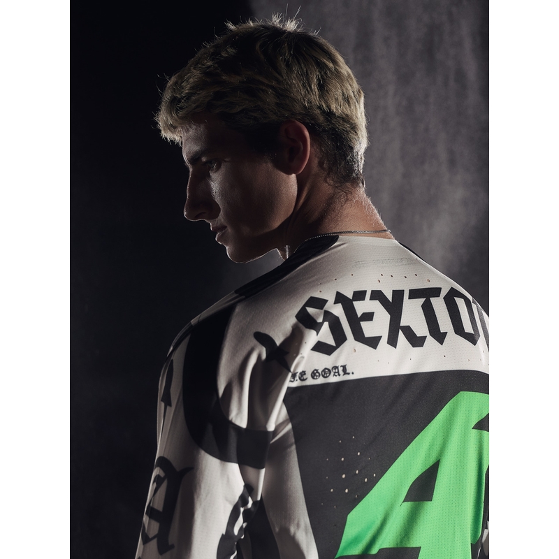 Maillot de motocross Alpinestars Techstar édition limitée Wolf Dust sable noir