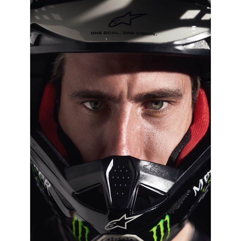 Maillot de motocross Alpinestars Techstar édition limitée Wolf Dust sable noir