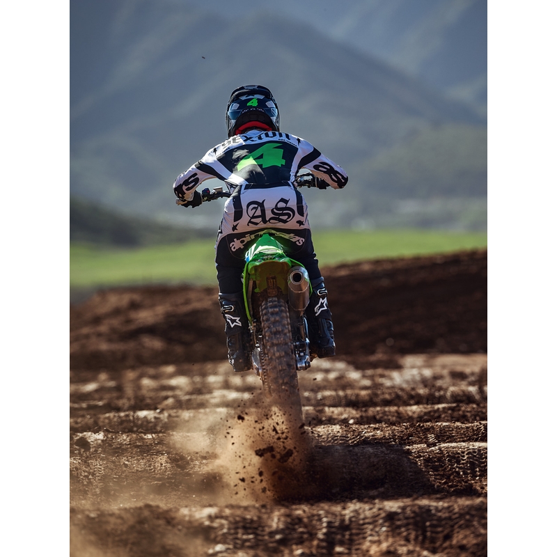 Maillot de motocross Alpinestars Techstar édition limitée Wolf Dust sable noir