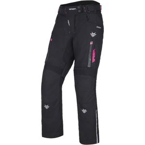 Pantalon de moto RSA Greby 2 noir et rose pour femmes