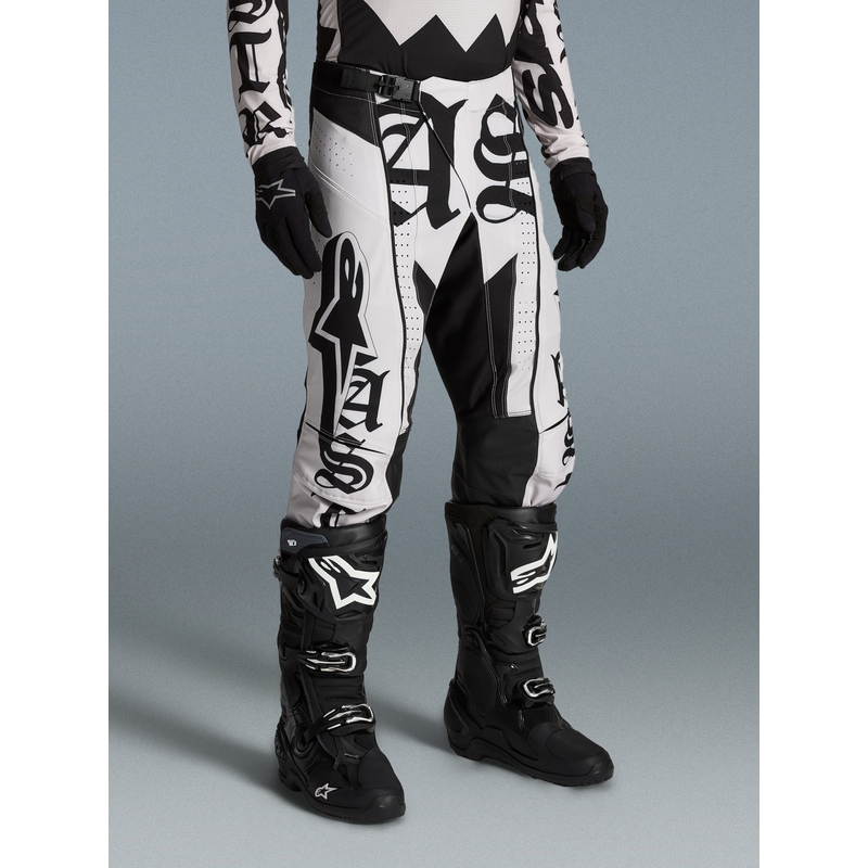 Pantalon de motocross Alpinestars Techstar édition limitée Wolf Dust, couleur sable et noir