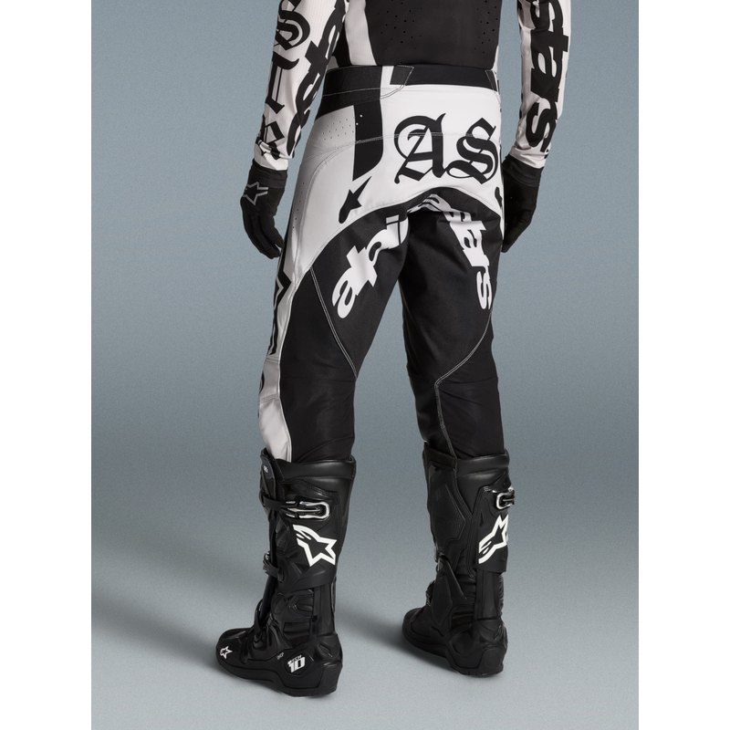 Pantalon de motocross Alpinestars Techstar édition limitée Wolf Dust, couleur sable et noir