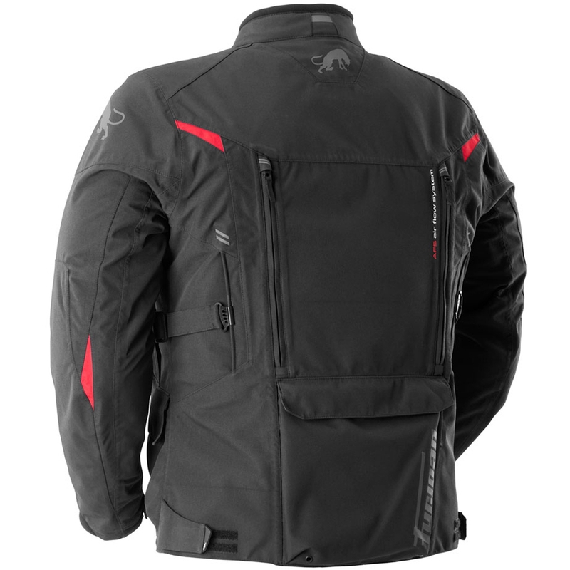 Blouson de moto Furygan CHALLENGER 3C PRIMALOFT® noir et rouge