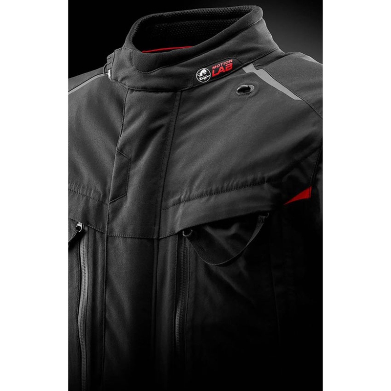 Blouson de moto Furygan CHALLENGER 3C PRIMALOFT® noir et rouge