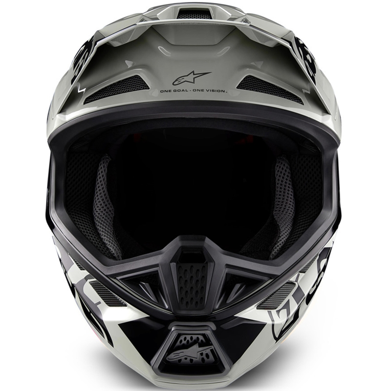 Casque de motocross Alpinestars Supertech S-M7 édition limitée Wolf Dust sable noir