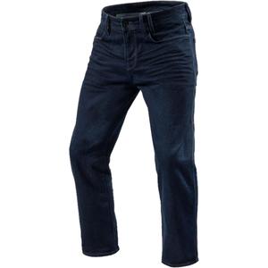 Jeans moto Revit Lombard 3 RF bleu foncé cropped