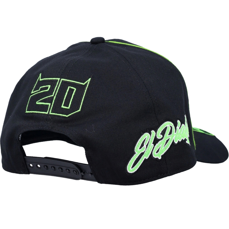 Casquette Monster Fabio Quartararo 20 Outline Noire