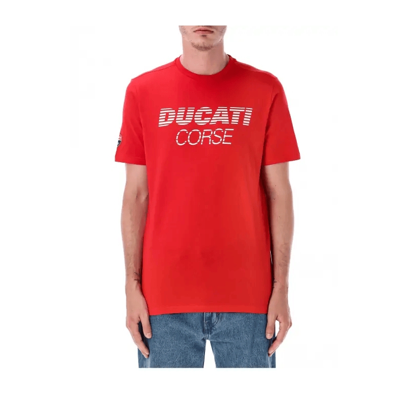T-shirt Ducati Corse rouge