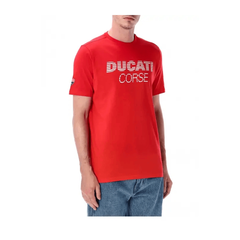 T-shirt Ducati Corse rouge