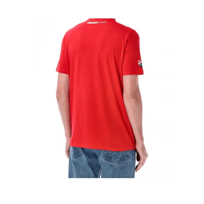 T-shirt Ducati Corse rouge