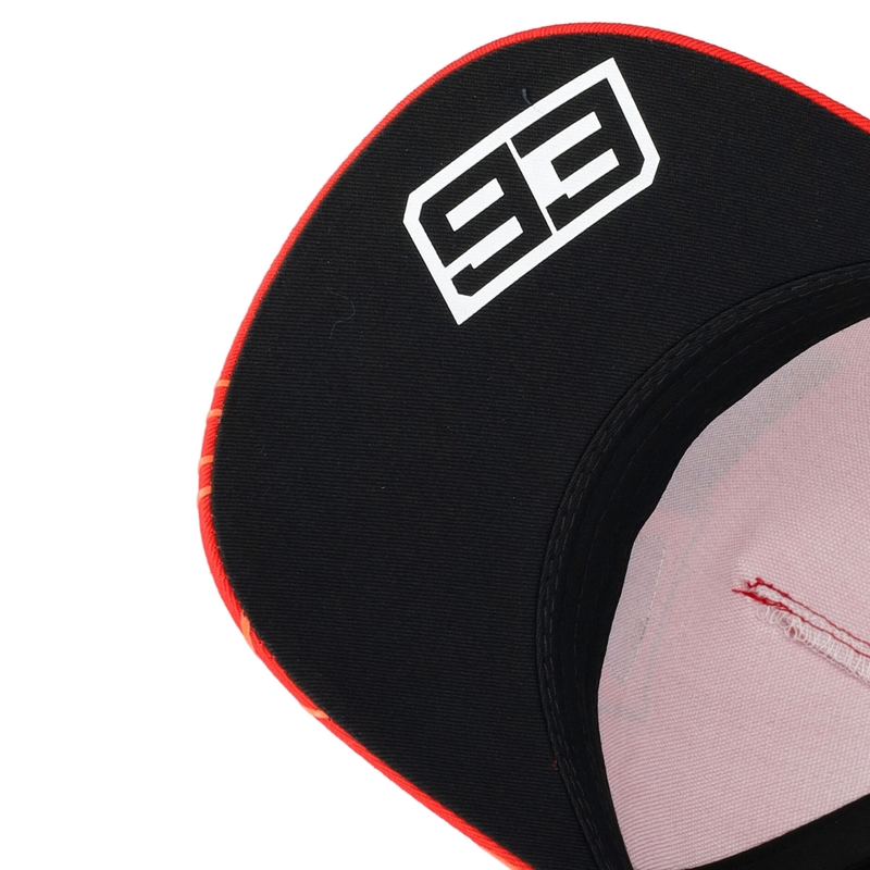 Casquette Ducati Corse Marc Marquez 93 Box Logo noire et rouge